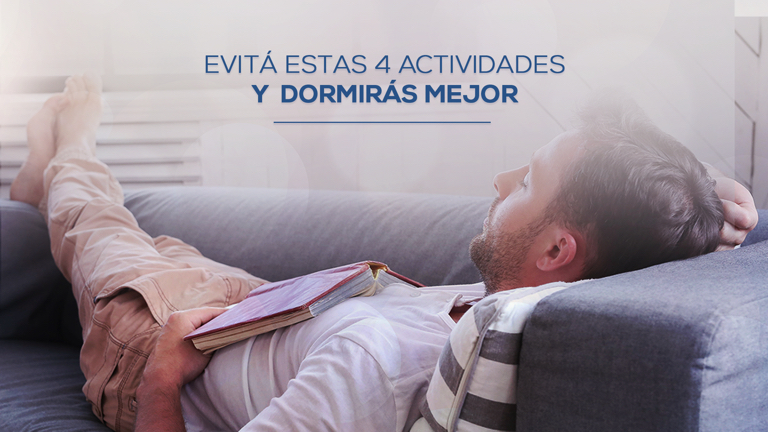 Evita estas 4 Actividades y Dormirás Mejor